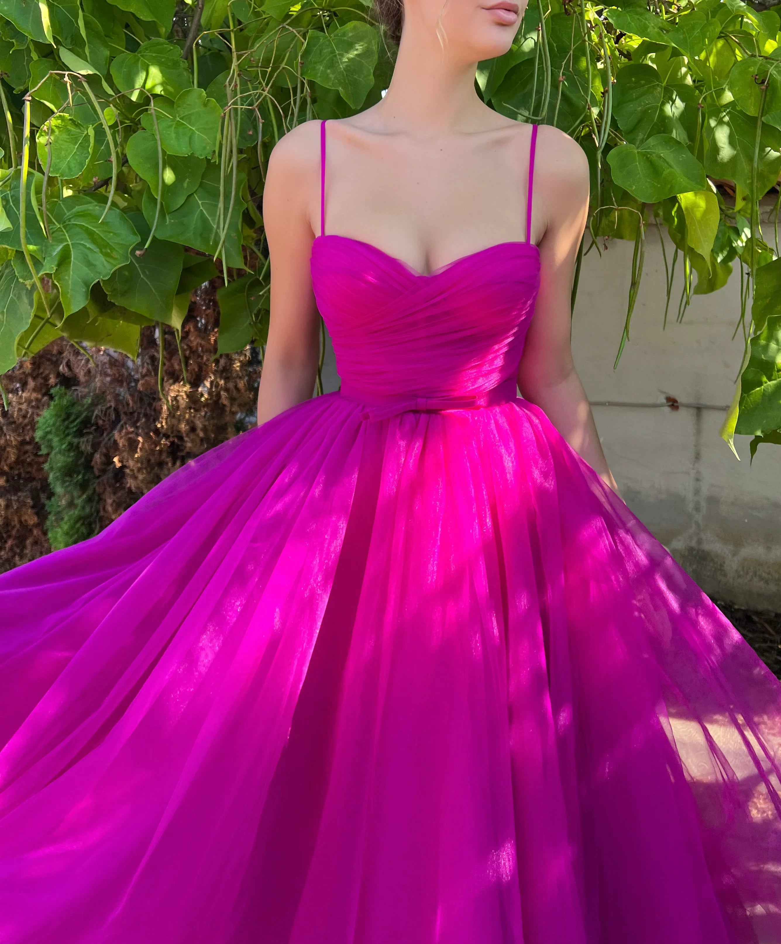 Dames Gala Tule Avondjurk | Midi