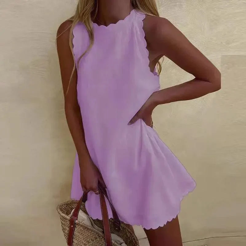 Dames Speelse Luchtige Zomerjurk | Mini