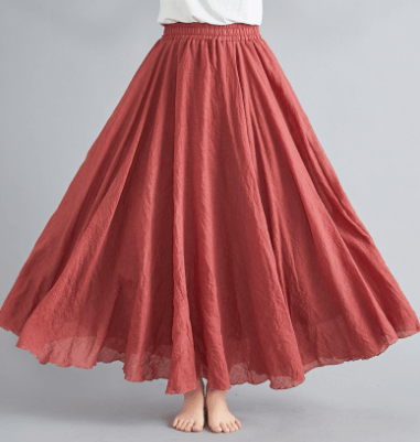 Dames Geplooide rok | Lang