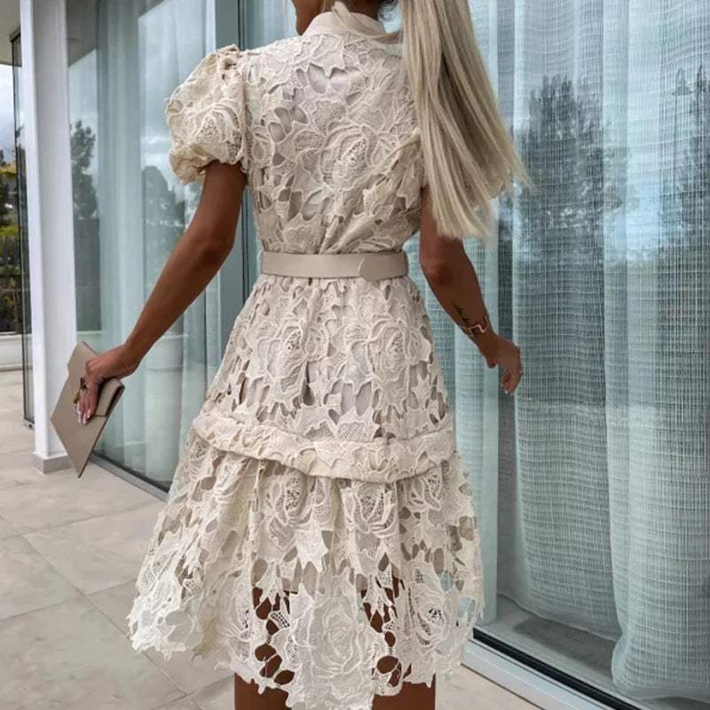 Abito Estivo Elegante in Pizzo per Donne | Mini