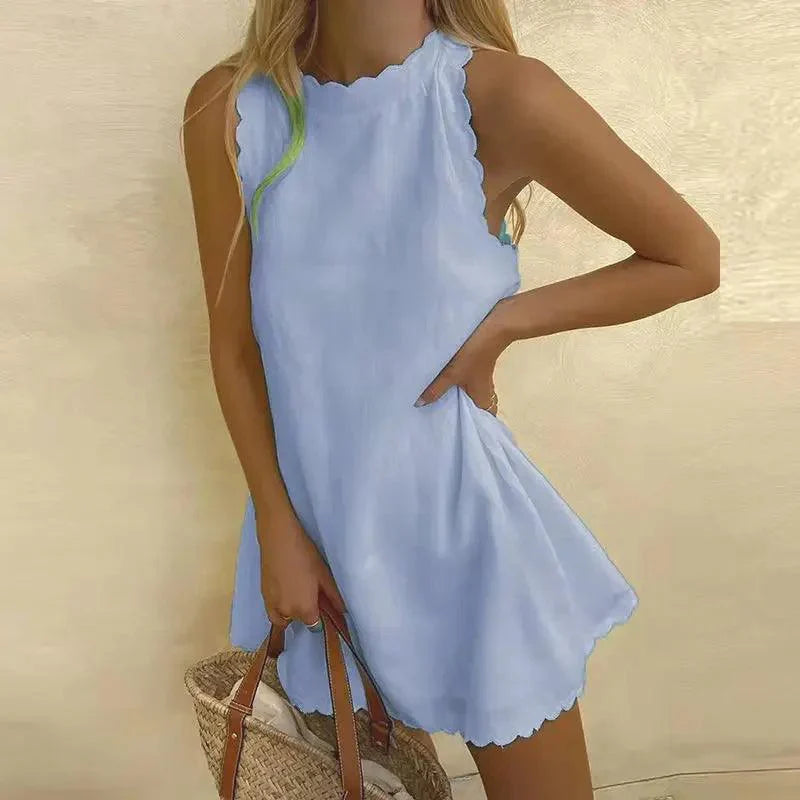 Dames Speelse Luchtige Zomerjurk | Mini