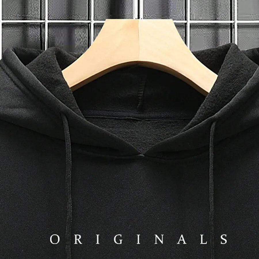 Heren Minimalistische Hoodie | Oversized, Lange Mouwen