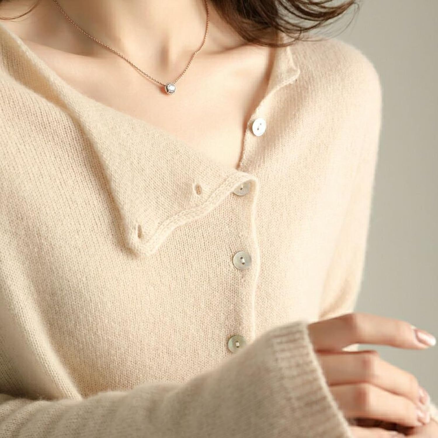 Dames oversized lange trui | gebreid warm