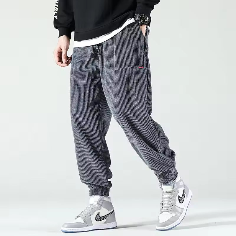 Heren comfortabele casual joggingbroek | Tapered fit elastische taille