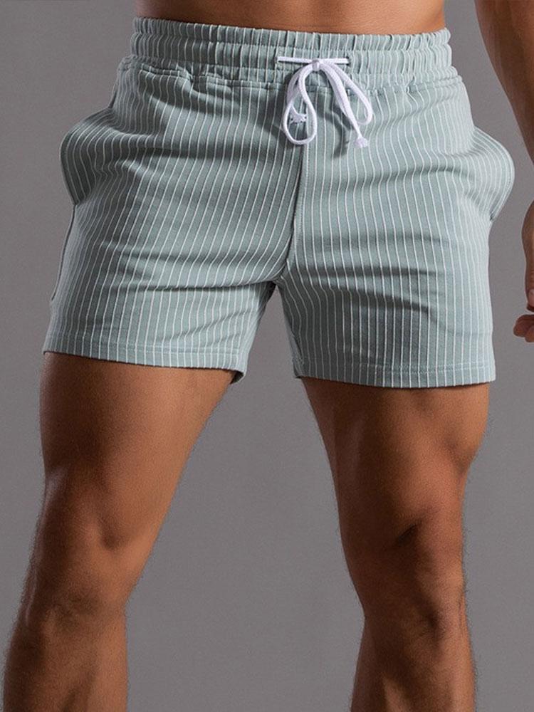Heren Gestreepte Korte Broek | Lichtgewicht Comfort