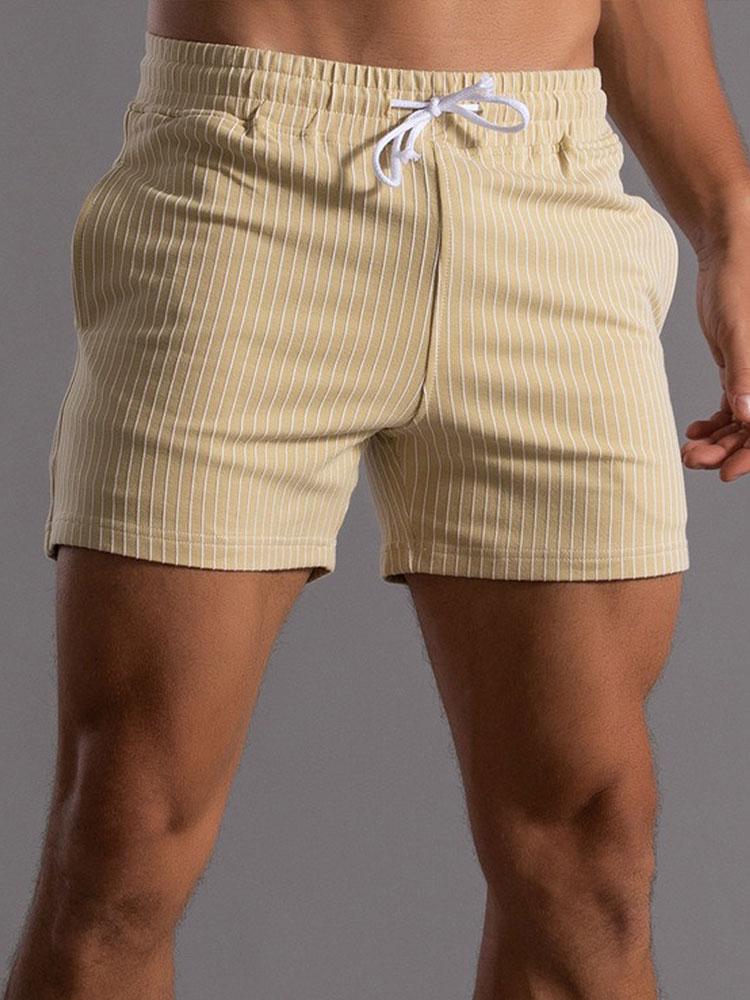 Heren Gestreepte Korte Broek | Lichtgewicht Comfort