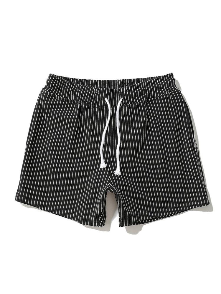Heren Gestreepte Korte Broek | Lichtgewicht Comfort