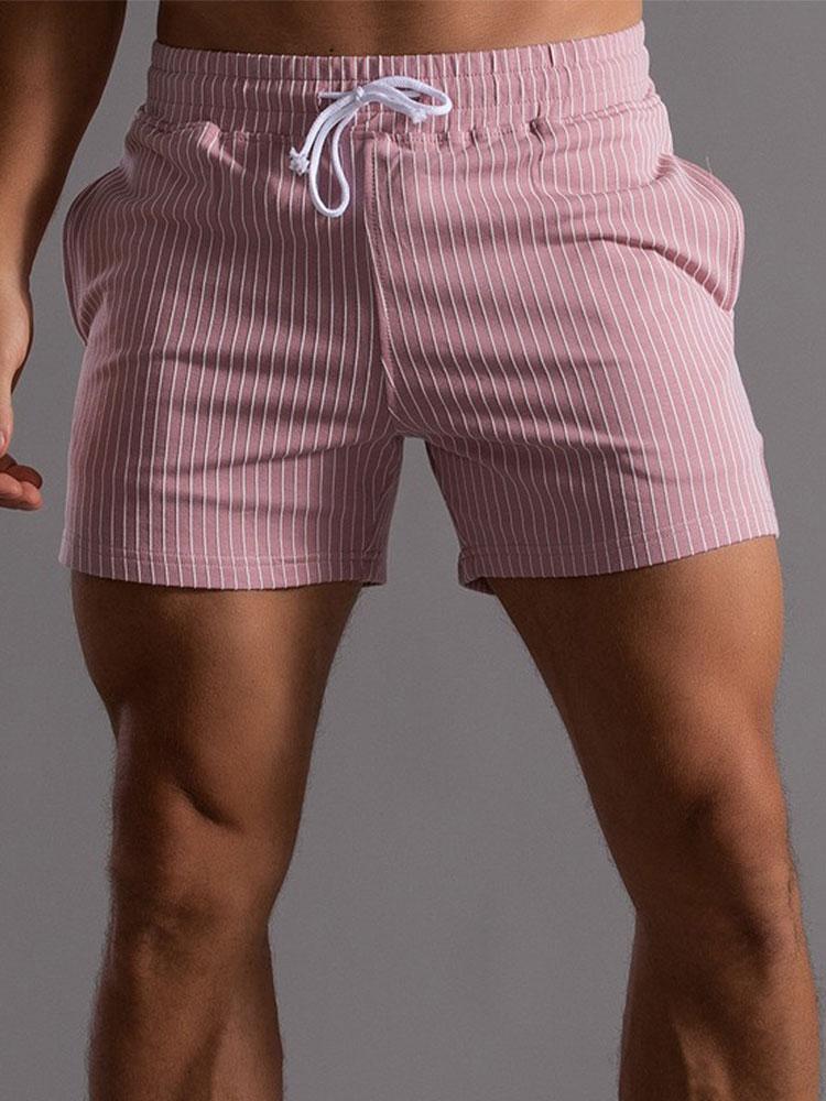Heren Gestreepte Korte Broek | Lichtgewicht Comfort