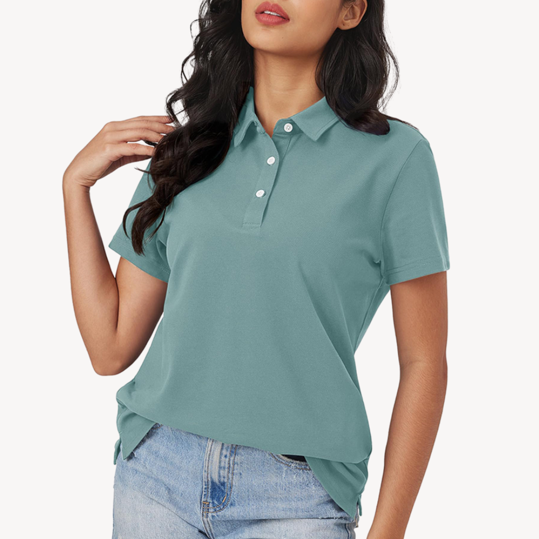 Dames Zomer Poloshirt | Kurzarm, Casual