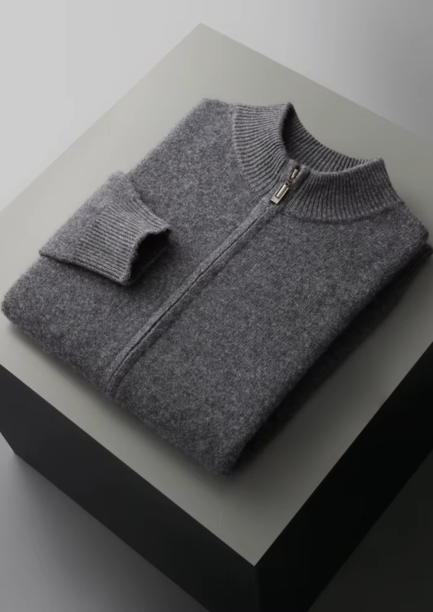 Heren Gebreide Loungewear Set met Ritssluiting | Zacht, Comfortabel