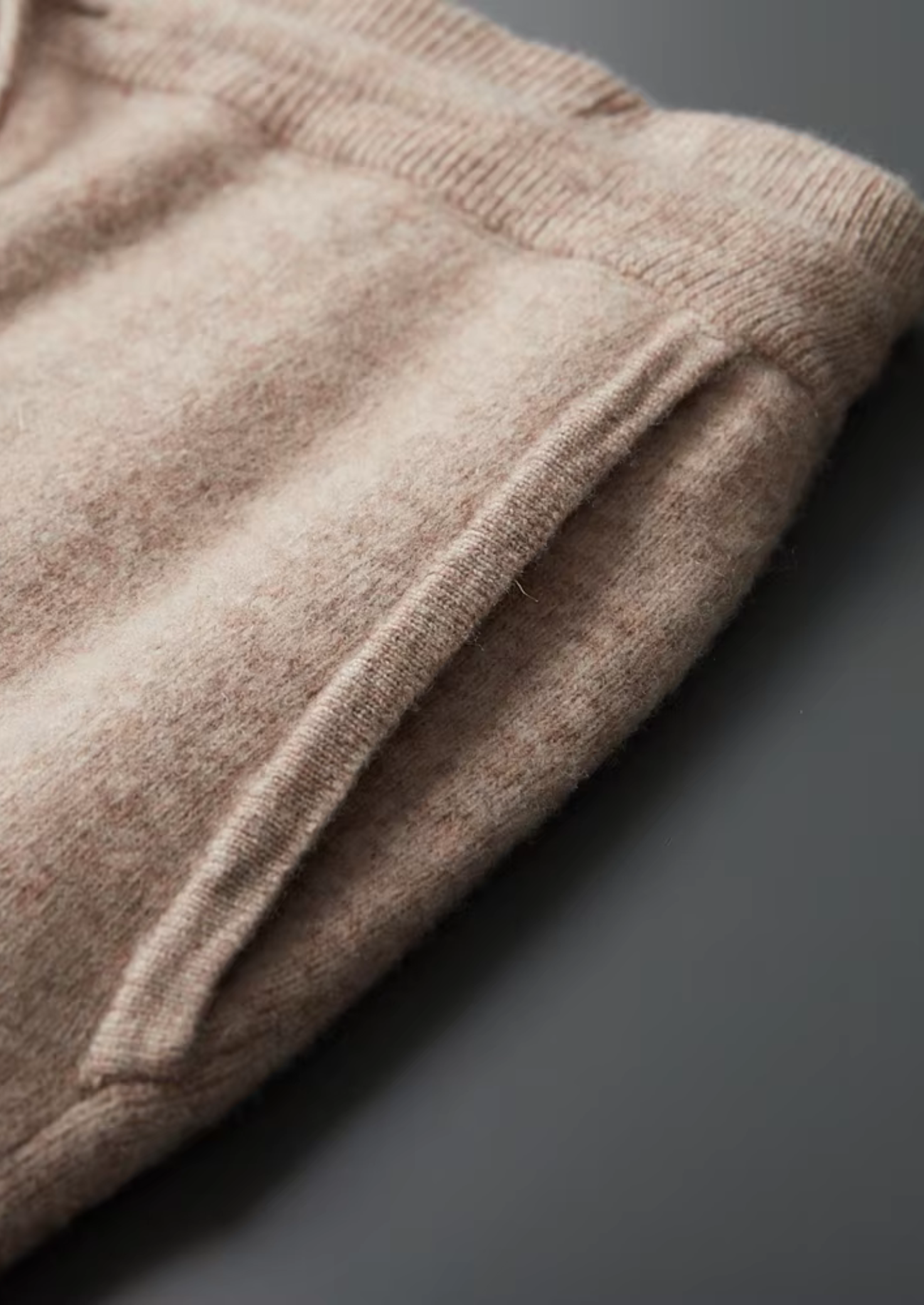 Heren Luxe Gebreide Loungewear Set met Ritssluiting | Warm, Comfortabel