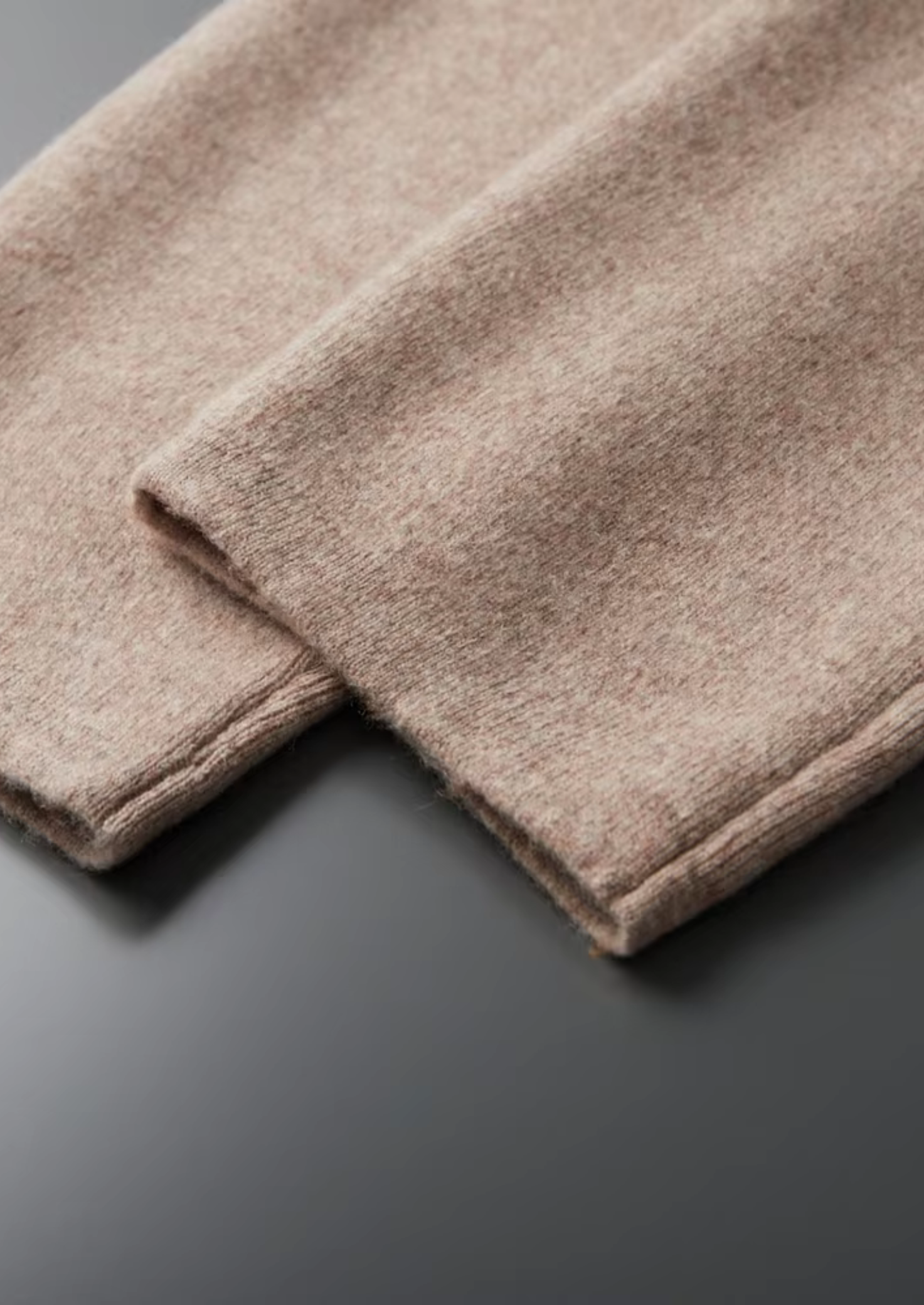 Heren Luxe Gebreide Loungewear Set met Ritssluiting | Warm, Comfortabel