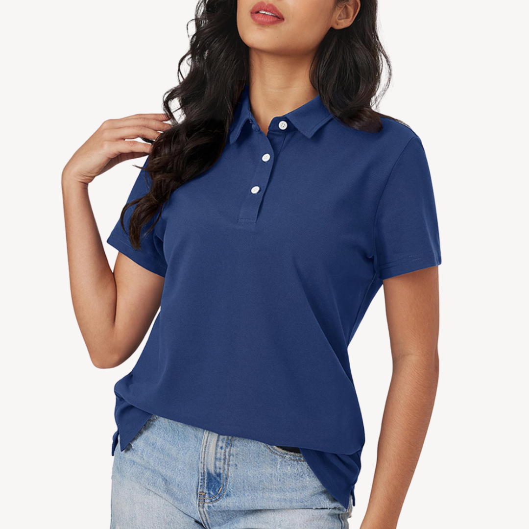 Dames Zomer Poloshirt | Kurzarm, Casual
