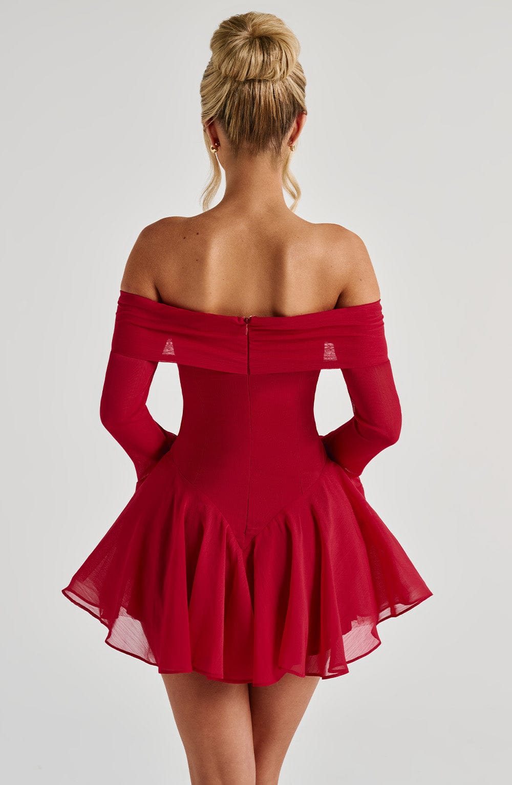 Dames Sexy Schoudervrije Cocktailjurk | Mini