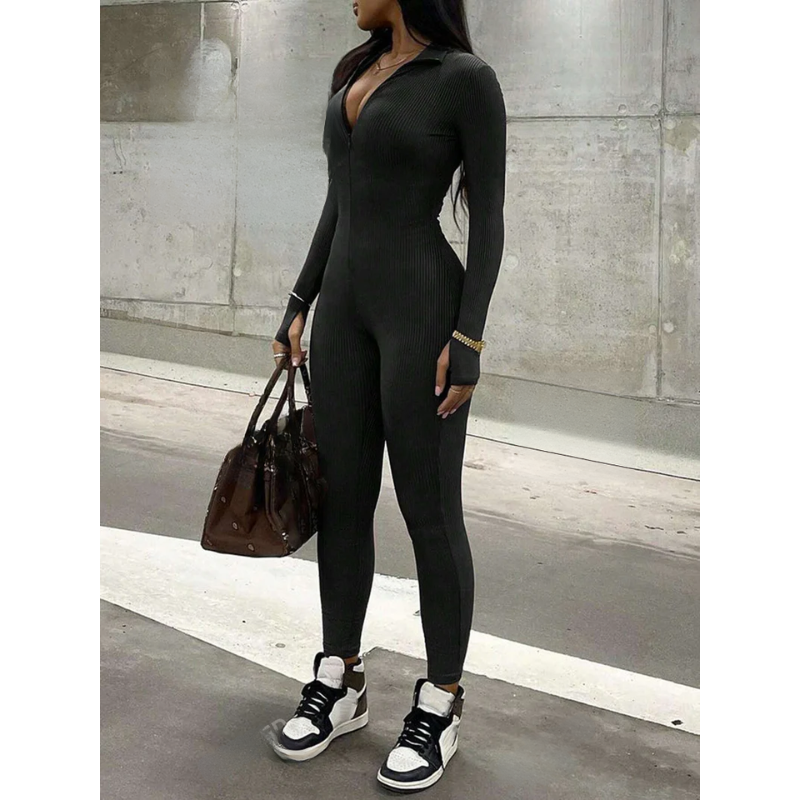 Olivia | Dames sexy jumpsuit | Zwarte