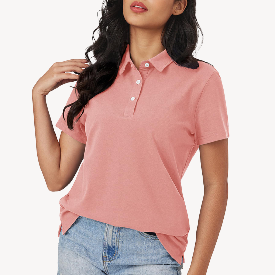 Dames Zomer Poloshirt | Kurzarm, Casual