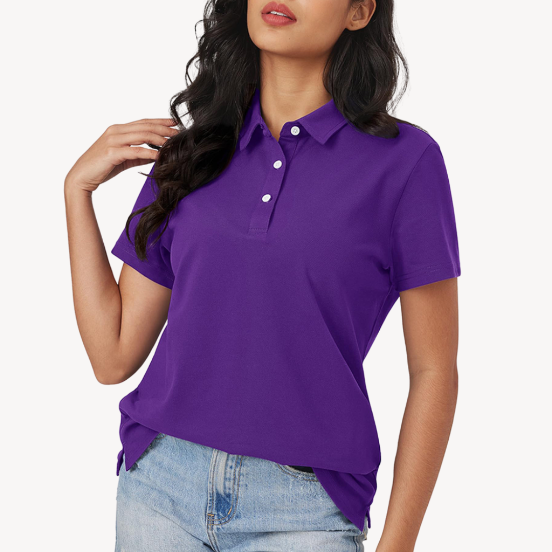 Dames Zomer Poloshirt | Kurzarm, Casual