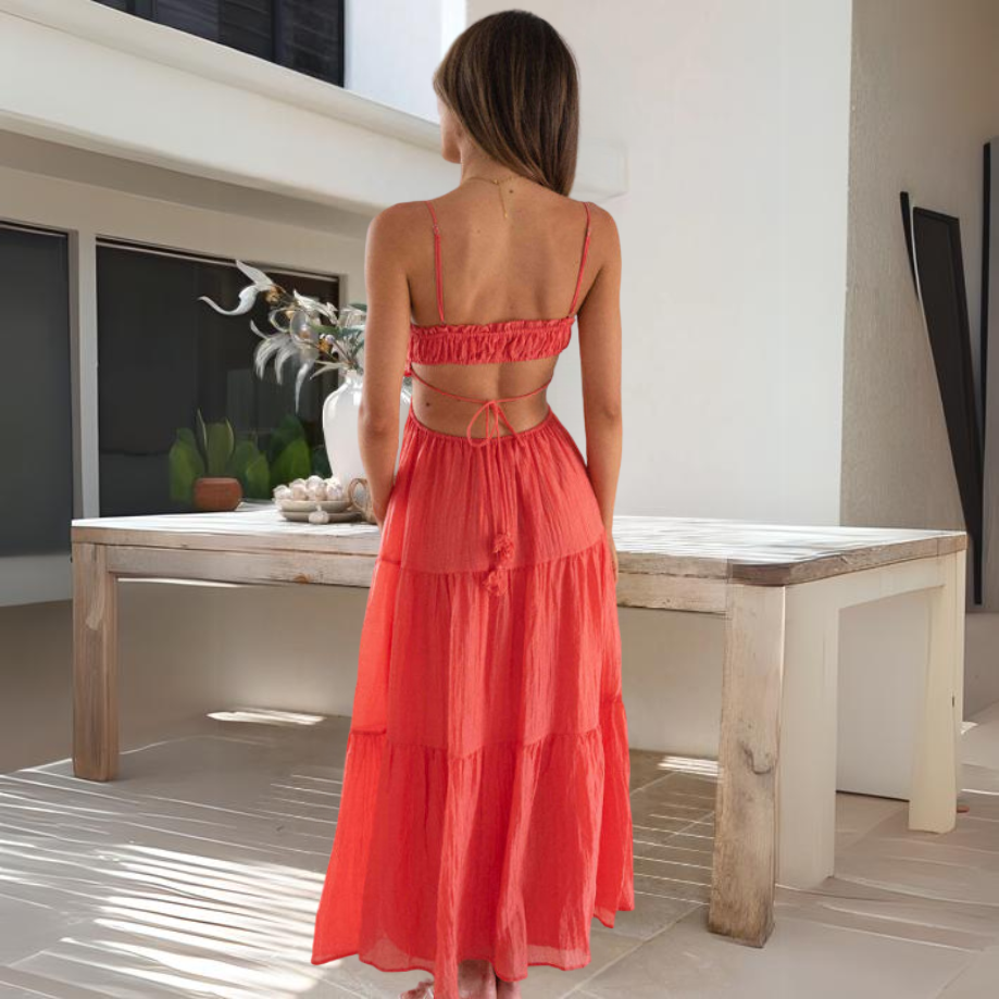 Abito estivo da spiaggia leggero da donna | Maxi