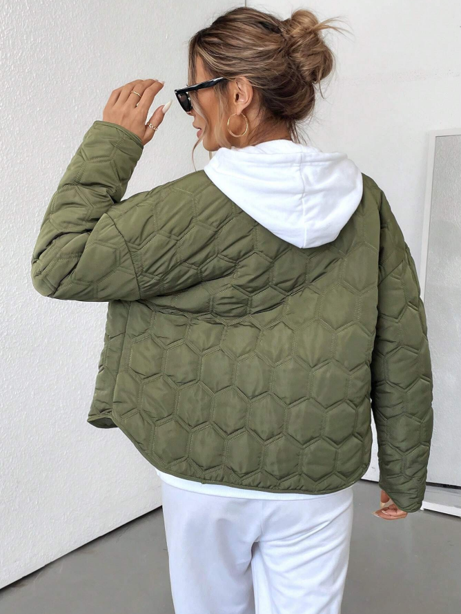 Dames Steppjack | Warme Lichte Korte Jas
