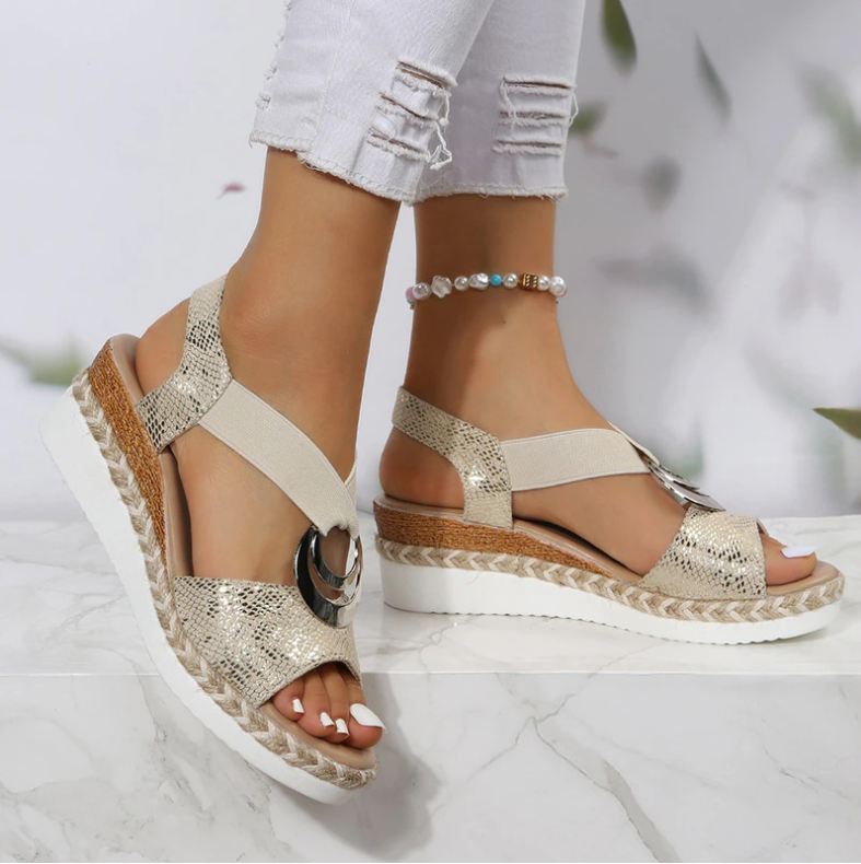 Dames Zomerse Sandalen | Plateau