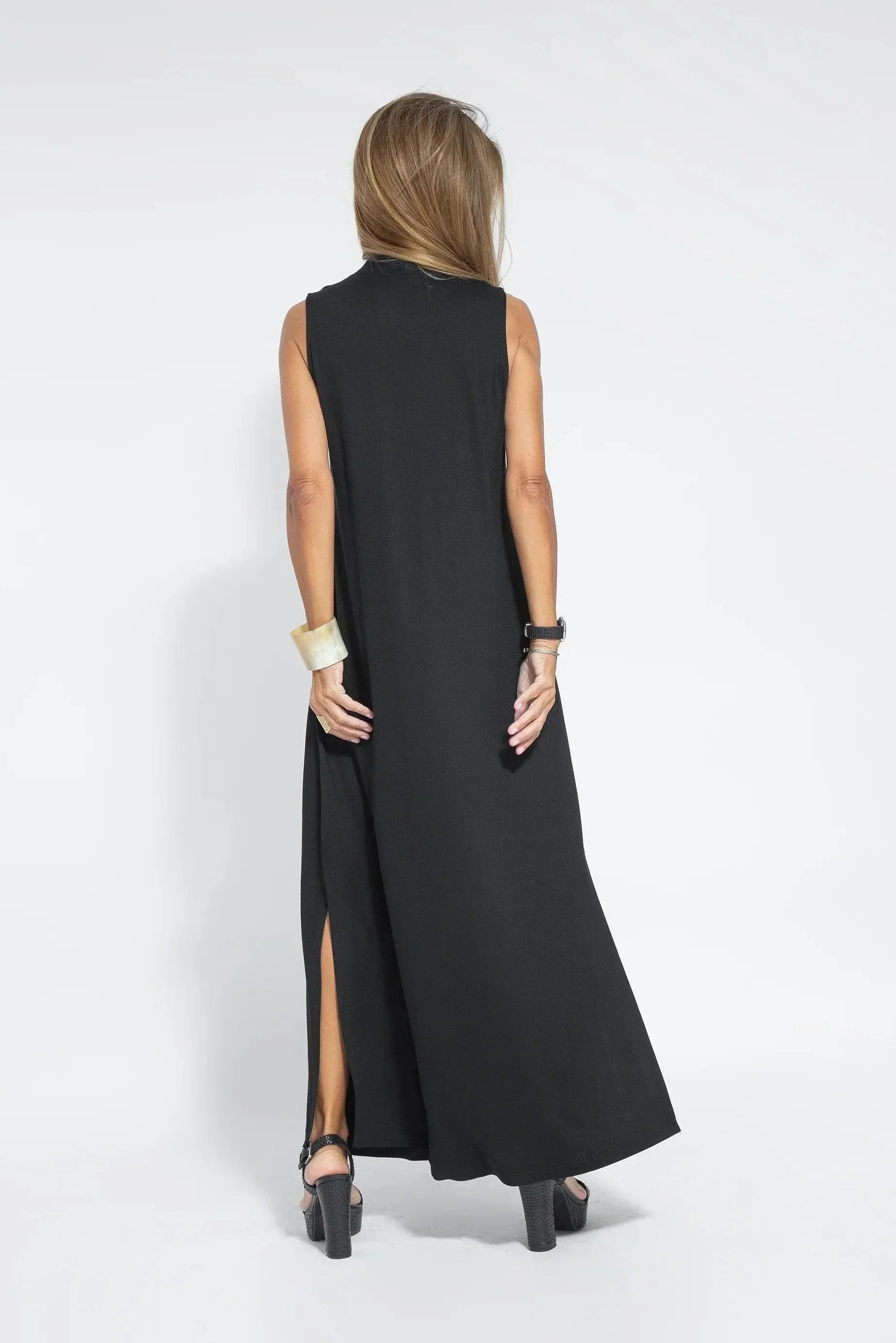 Dames Luchtige zomerjurk met V-hals | Maxi
