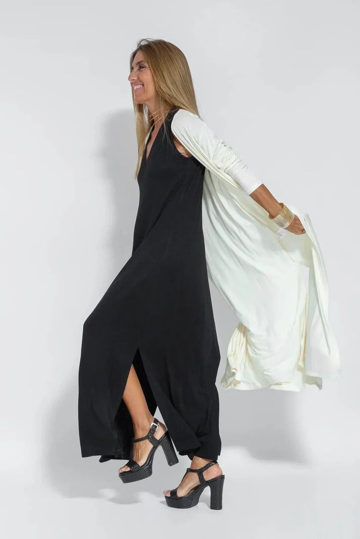 Dames Luchtige zomerjurk met V-hals | Maxi