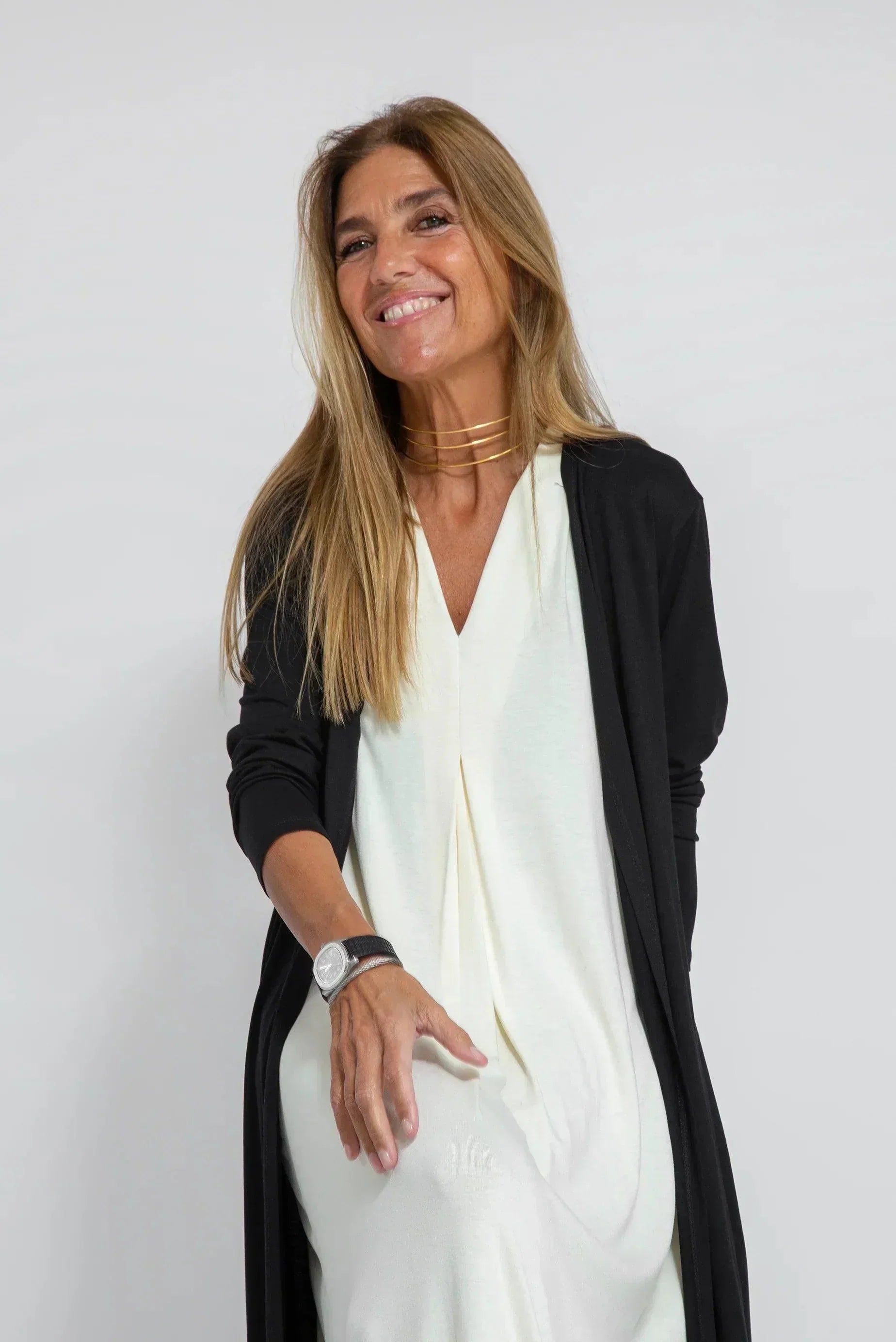 Dames Luchtige zomerjurk met V-hals | Maxi