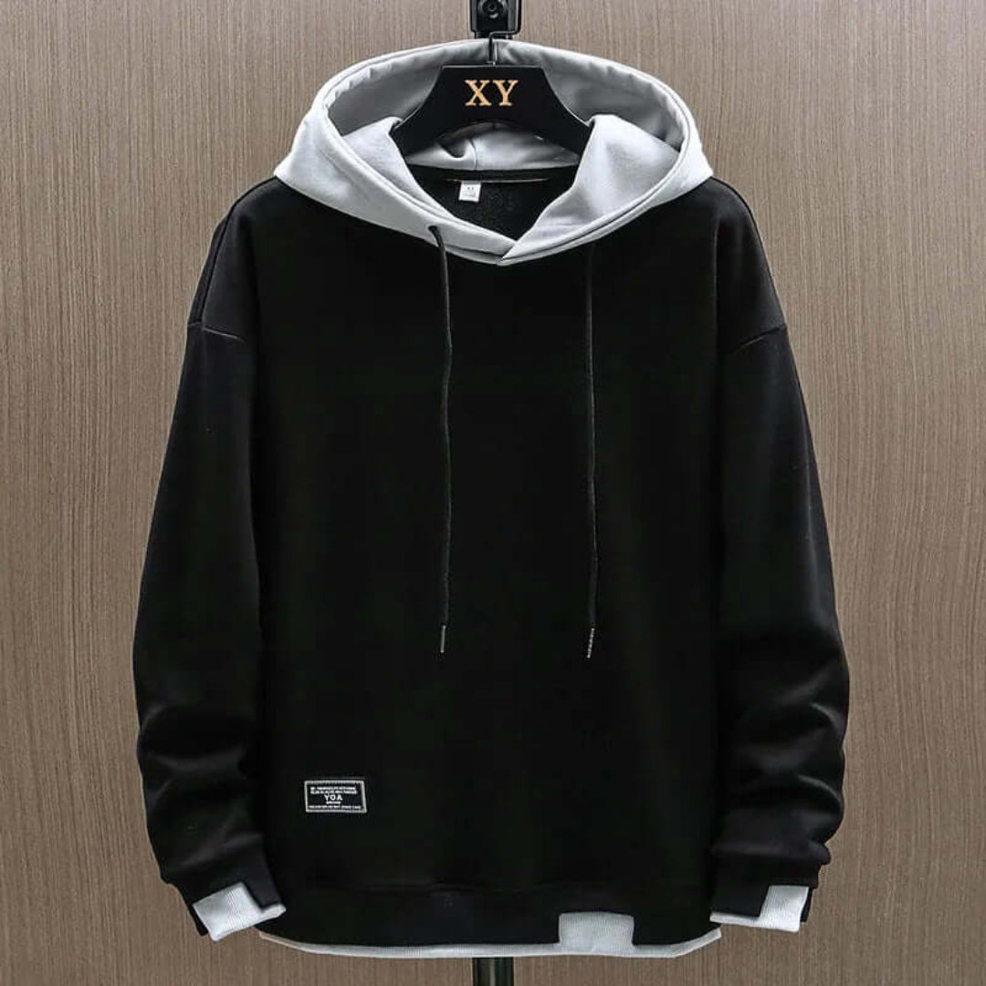 Heren Oversized Sweatshirts | Met Kap in Contrastkleur
