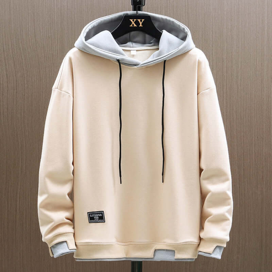 Heren Oversized Sweatshirts | Met Kap in Contrastkleur