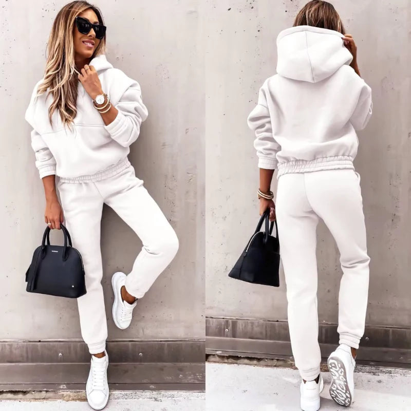 Dames comfortabel trainingspak | Hoodie, joggingbroek
