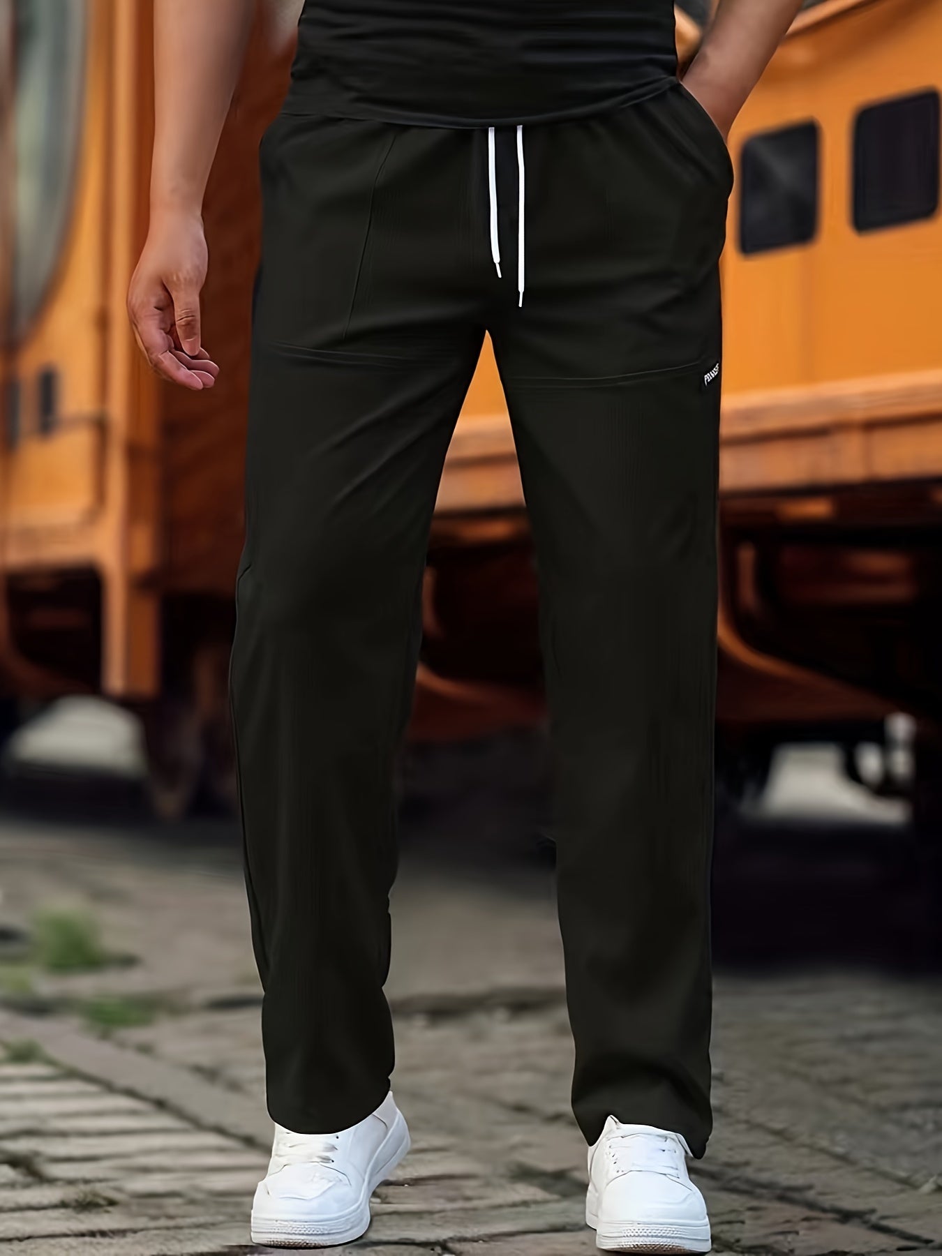 Heren Comfortabele Casual Joggingbroek | Elastische Taille, Trekkoord
