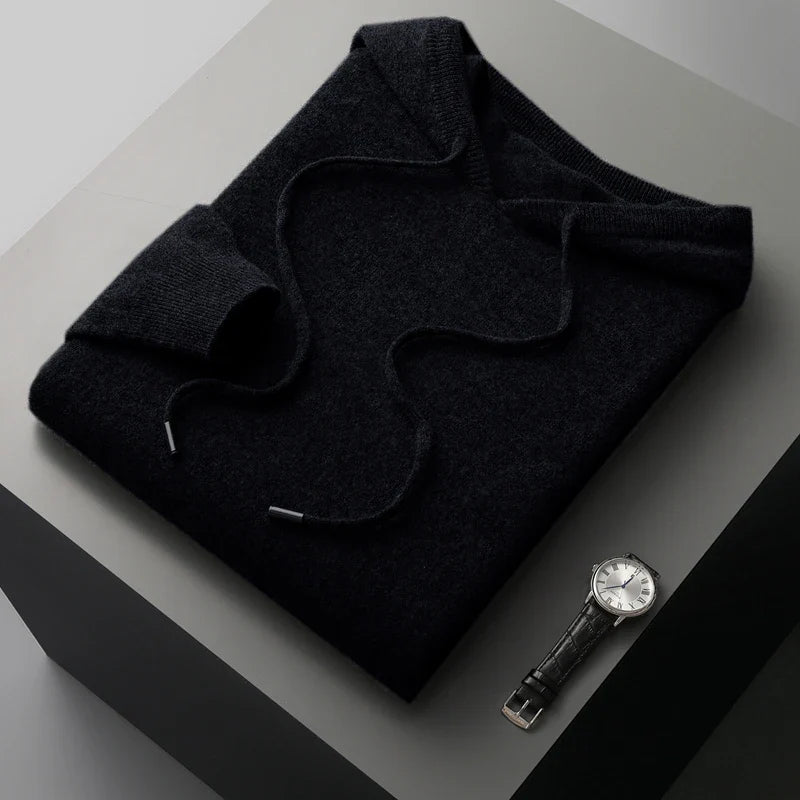 Heren Gebreide Trui met Capuchon | Zacht, Oversized