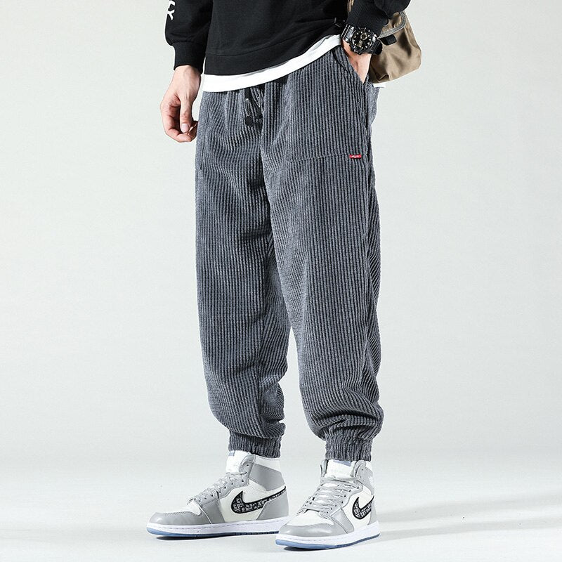 Heren comfortabele casual joggingbroek | Tapered fit elastische taille
