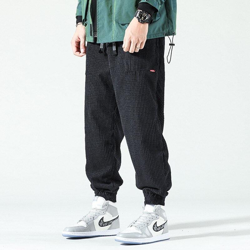 Heren comfortabele casual joggingbroek | Tapered fit elastische taille