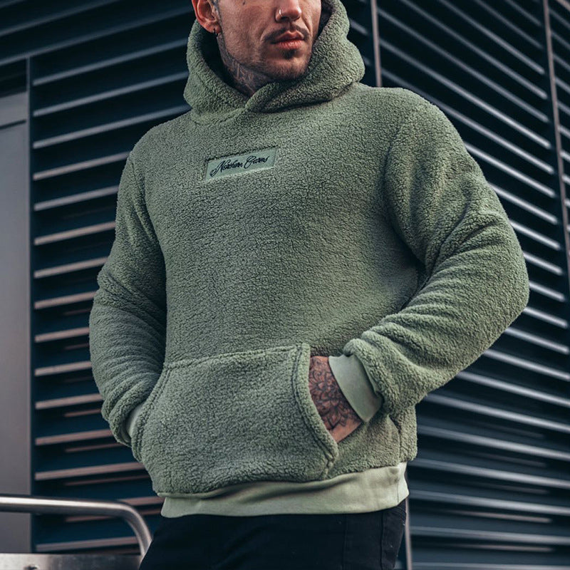 Heren Warme Teddy Fleece Hoodie | Met Capuchon, Lange Mouwen
