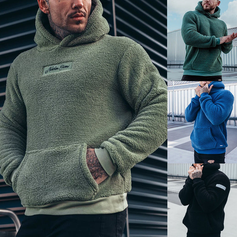 Heren Warme Teddy Fleece Hoodie | Met Capuchon, Lange Mouwen