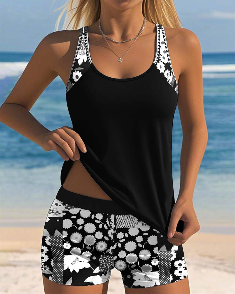 Dames Zomer Badmode Set | Sportief Tweedelig Bovenstuk