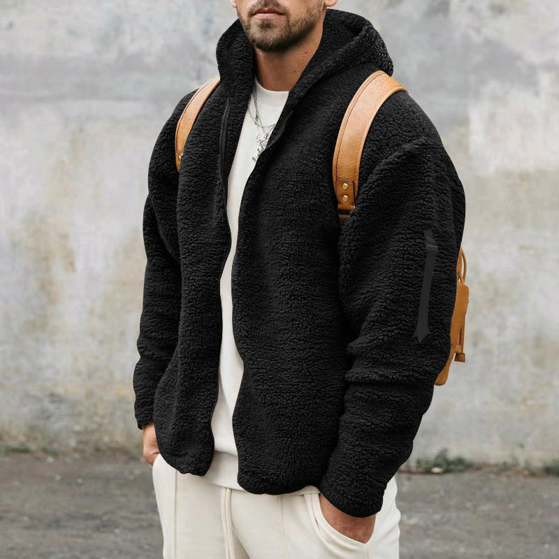 Heren Teddy Fleece Jas met Ritssluiting | Warm, Comfortabel