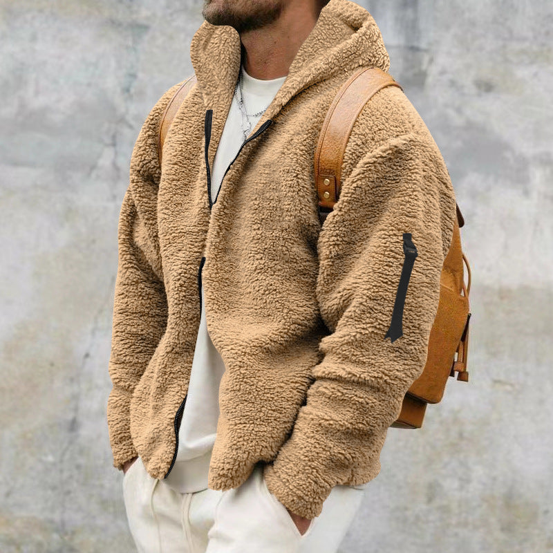 Heren Teddy Fleece Jas met Ritssluiting | Warm, Comfortabel