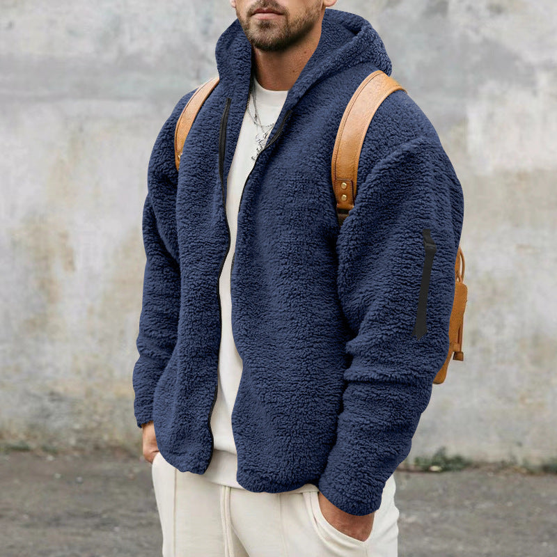 Heren Teddy Fleece Jas met Ritssluiting | Warm, Comfortabel