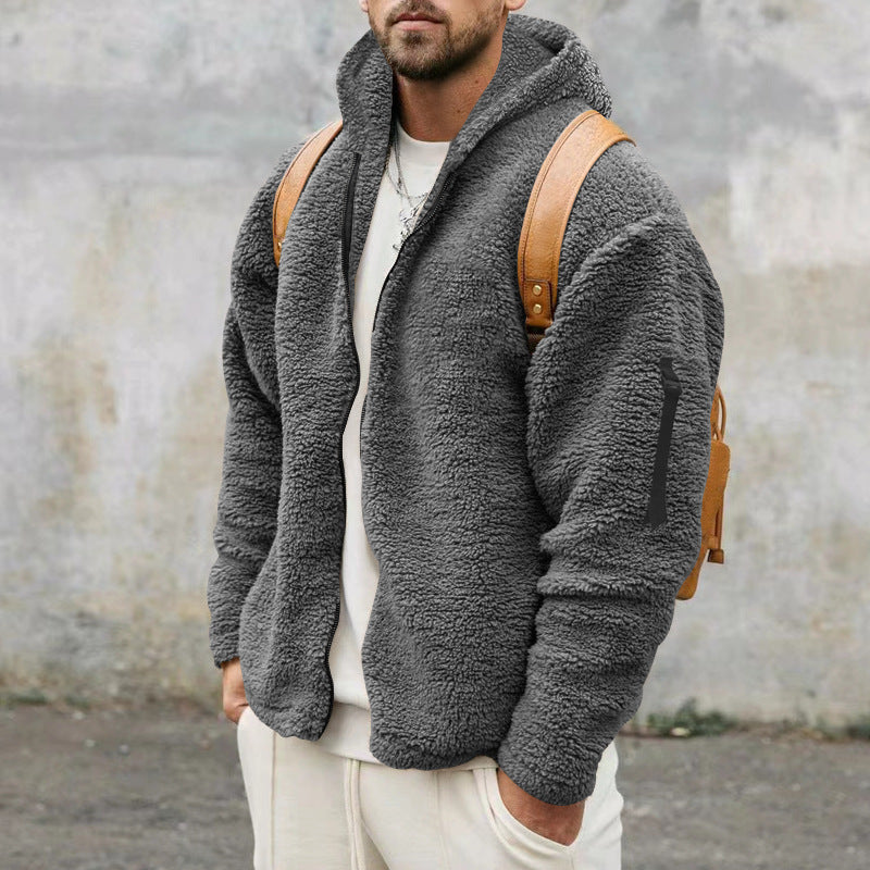 Heren Teddy Fleece Jas met Ritssluiting | Warm, Comfortabel