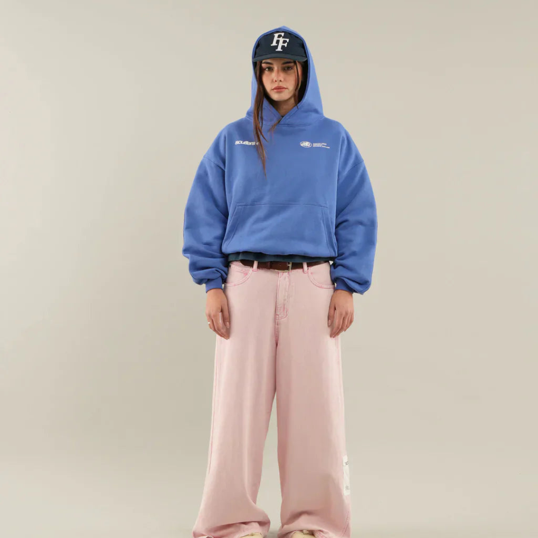 Unisex Oversized Hoodie | Lange Mouw, Capuchon Met Tekstopdruk