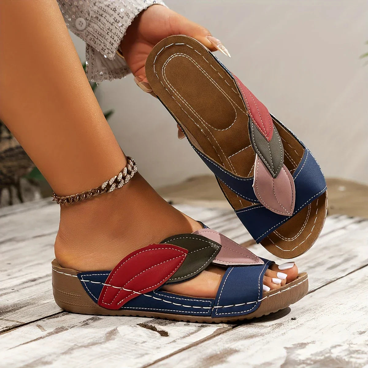 Dames zomersandalen | barefoot comfortabel