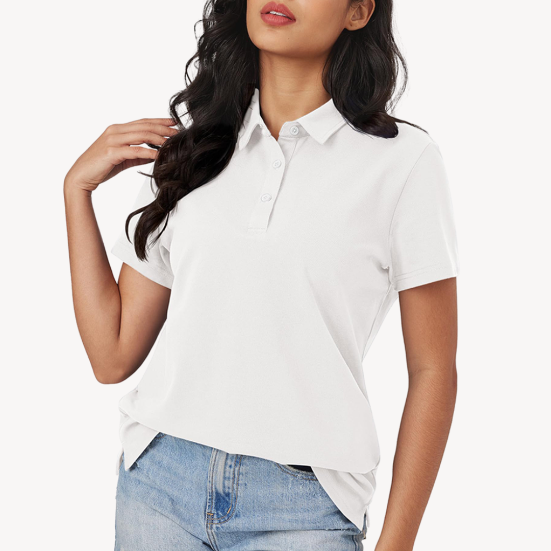 Dames Zomer Poloshirt | Kurzarm, Casual