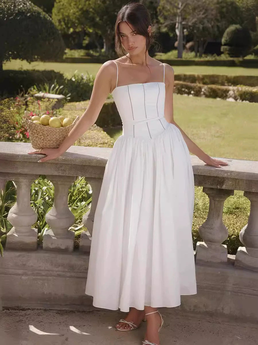 Dames Elegante zomerjurk met A-lijn | Maxi