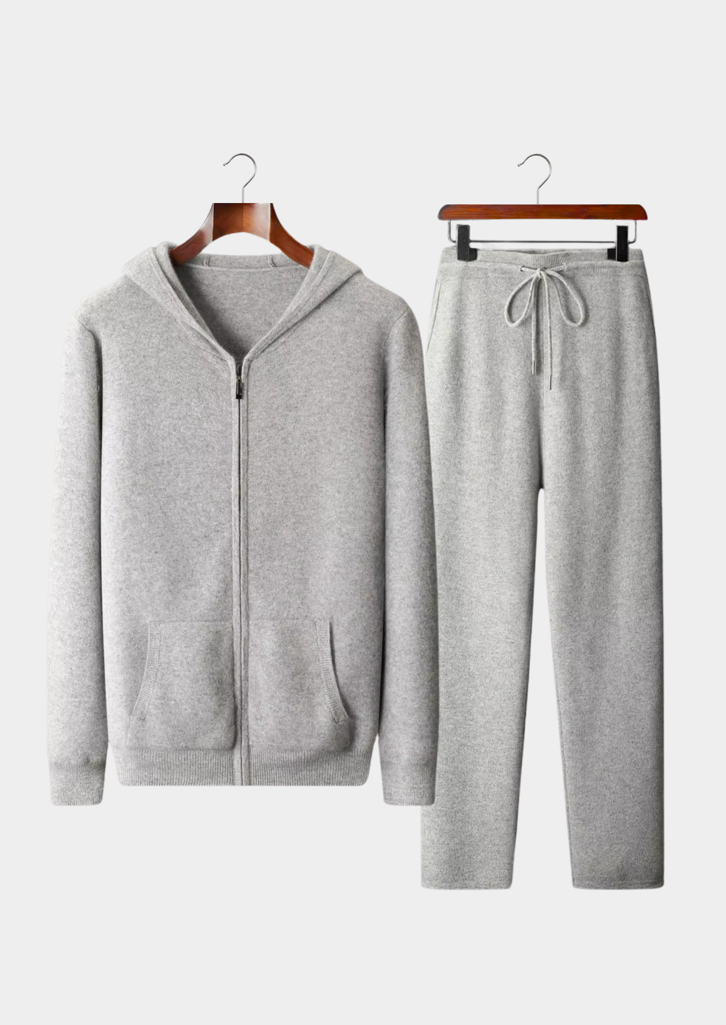 Heren Gebreid Loungewear Set met Capuchon | Zacht, Comfortabel